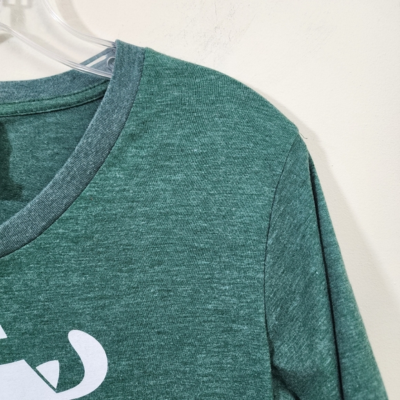 Cat Lady I like cats cats are my favorite! Elf graphic v-neck t-shirt woman's S - Picture 5 of 7